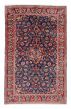 Bordered  Traditional Blue Area rug 5x8 Persian Hand-knotted 383306