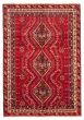 Bordered  Traditional Red Area rug 6x9 Turkish Hand-knotted 369164