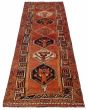 Persian Style 3'6" x 11'10" Hand-knotted Wool Rug 