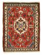 Bordered  Traditional Red Area rug 2x3 Persian Hand-knotted 325113